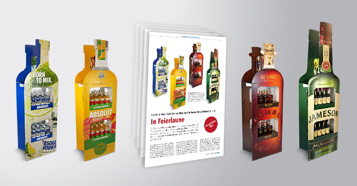 Multi-Brand-Display für Pernod Ricard Deutschland