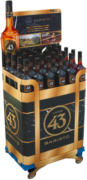 Licor 43 Baristo Display